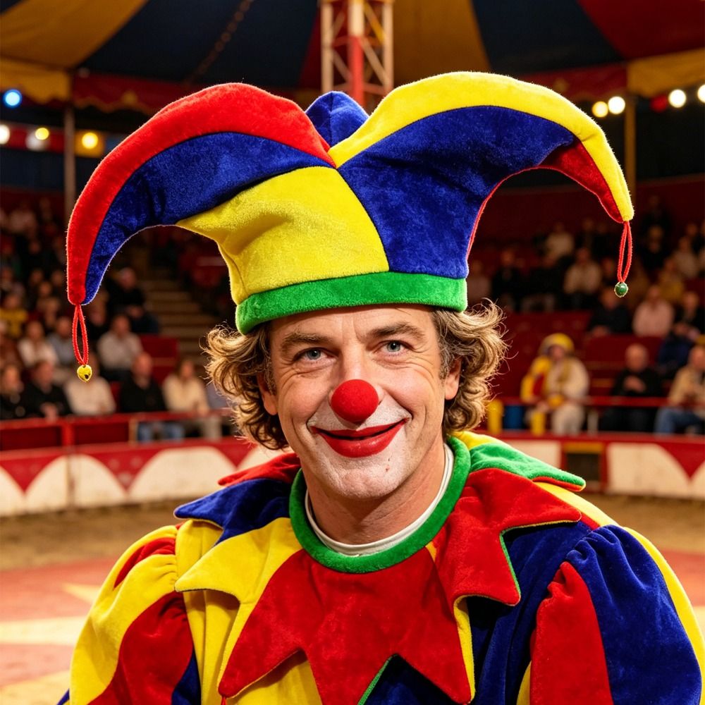 Cosplay Prop Patterns - Chapeau de Clown Multicolore à Trois