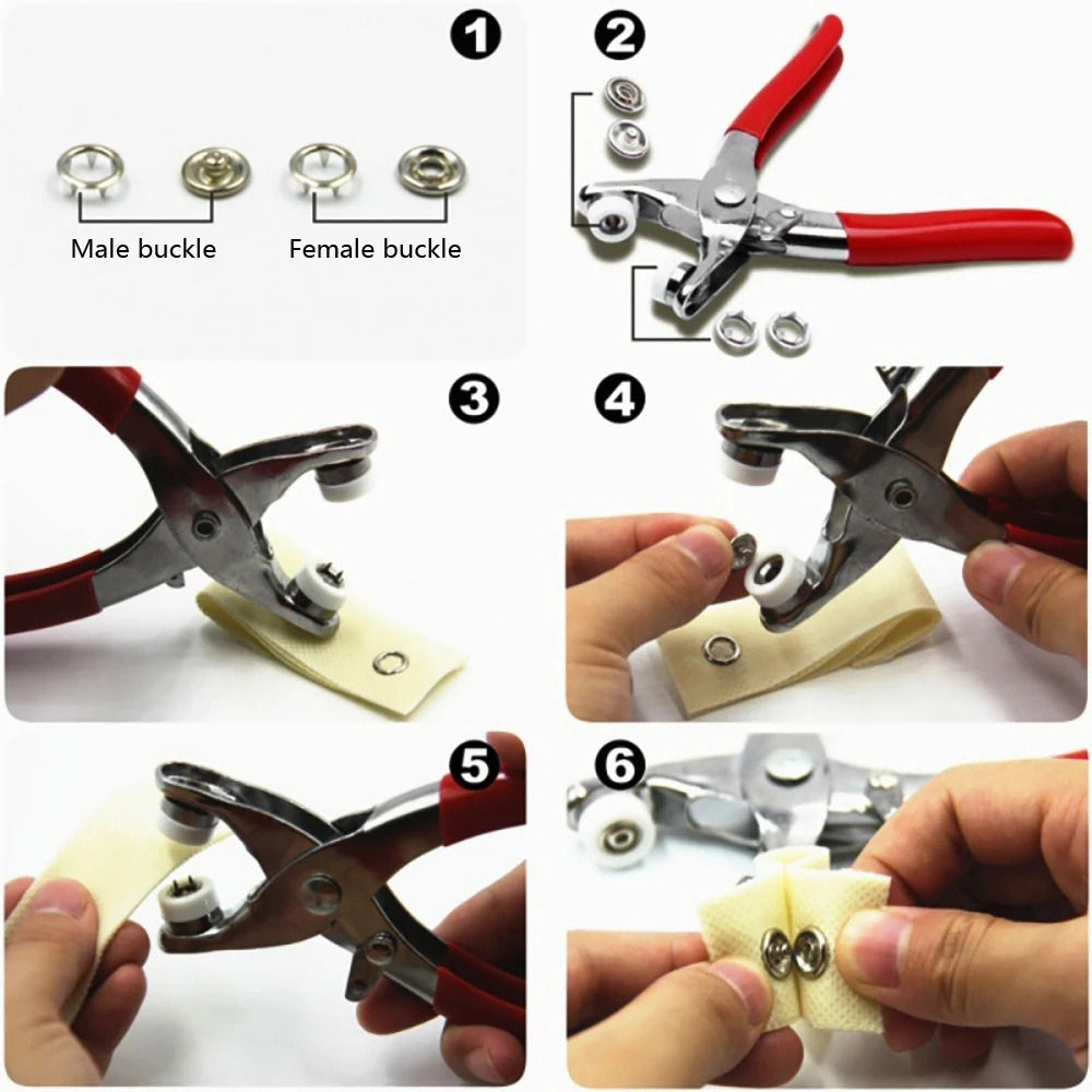 Kit de pinces à boutons-pressi - Snap Fastener Set avis et prix